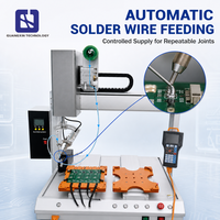 Nouveau robot de soudage automatique Guangxin industriel 4 axes 1000W avec contrôle de température et alimentation en fil pour l'assemblage électronique