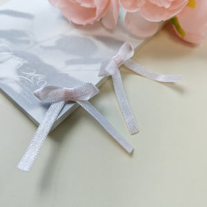 ริบบิ้นผ้าซาตินสีชมพูสีกุหลาบของขวัญสำหรับตกแต่งชุดชั้นในผ้าซาตินงานแฮนด์เมดขนาดเล็กออกแบบได้ตามต้องการ - Product Image 2