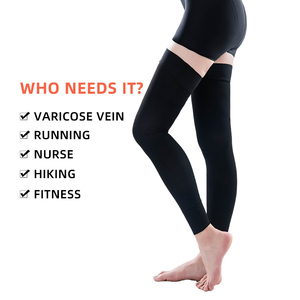 Bas de <span class=keywords><strong>contention</strong></span> élégants pour femmes, au-dessus du genou, antidérapants, <span class=keywords><strong>classe</strong></span> <span class=keywords><strong>2</strong></span>, en Spandex/Nylon, pour les varices - Product Image 5