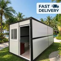 Casa Contenedor Modular Moderna Totalmente Personalizable, Ideal para Obras de Construcción, Oficina Modular en Contenedor, Casa Contenedor Tipo Van