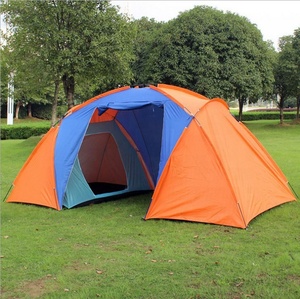 Camping <strong>Rain</strong> Cover for 3-4 Person <strong>Tents</strong> Durable Nylon Fabric and Fiberglass Pole Equipment - Product Image 4