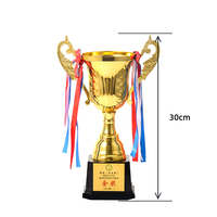 Trophées de sport personnalisés en métal noir, prix fabricant, coupe du monde, gymnastique, football, championnats, récompenses