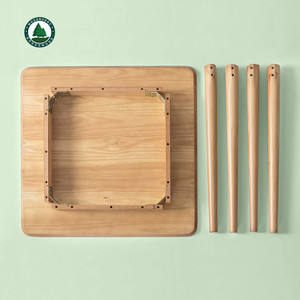 Woodbuddy <b>Solid</b> <b>Wood</b> <b>Desk</b> 80x60cm Multi-Functional Home Office Study Table Living Room Bedroom Use - Product Image 4
