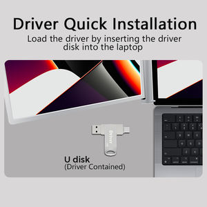 Monitor Extensible para Computadora, Doble USB, Pantalla Triple de 14 Pulgadas, Monitor Grande para Laptop Lenovo - Product Image 3