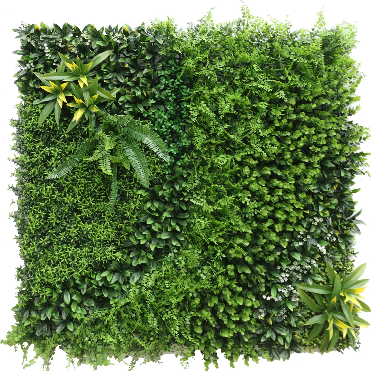 Heavy Metal Free Beauty Secret Faux Artificial Grass Wall Green Plant Vertical Garden