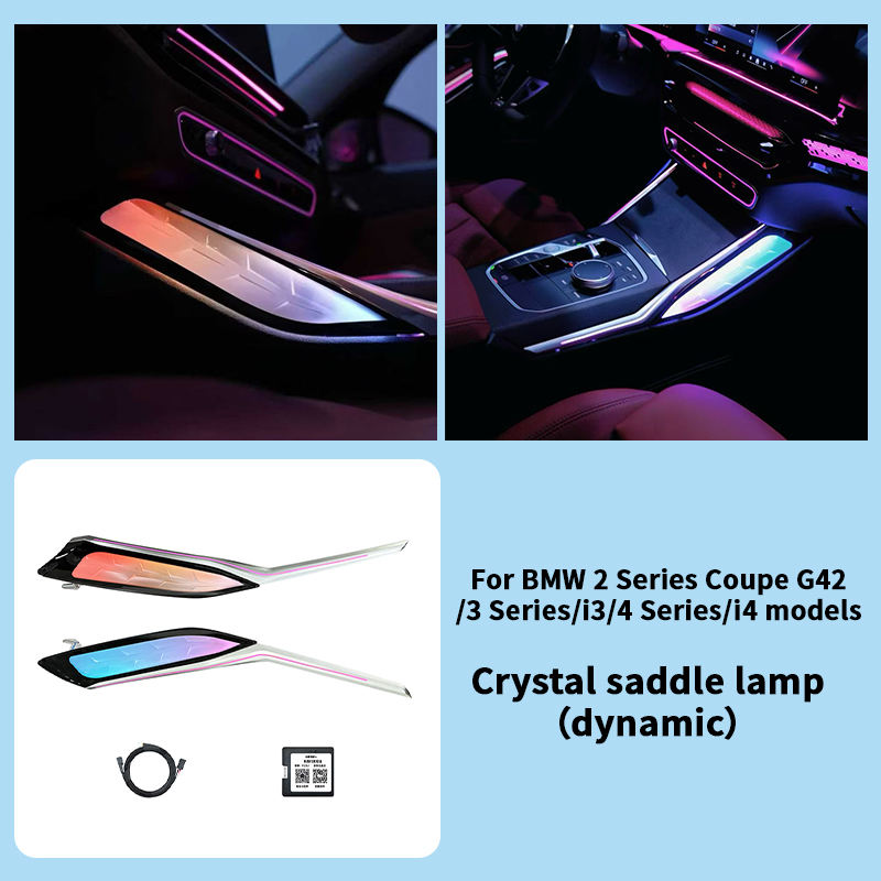 Dynamic-Crystal saddle lamp