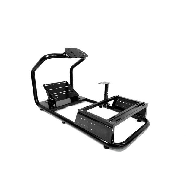 Deluxon X02 High-Performance English Customizable Racing Sim Cockpit Rig Multi-hole Steel Steering Wheel Mounts Universal Pedal