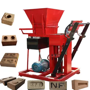 Hot Sale Automatic manual earth clay soil interlock paver concrete block price interlocking brick machine