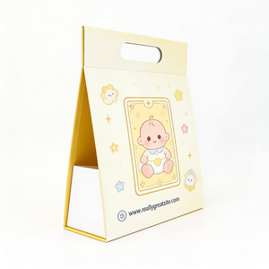 Scatola Pieghevole Portatile con Manico, in Cartone Alimentare Laminato Opaco, Personalizzabile per Confezioni <span class=keywords><strong>Regalo</strong></span> <span class=keywords><strong>di</strong></span> Tè alle Erbe <span class=keywords><strong>e</strong></span> Tè Salutare - Product Image 4