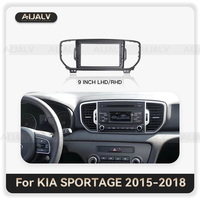 Nouveau lecteur de voiture Android Fascia pour KIA SPORTAGE 2015-2018 9 pouces cadre d'autoradio accessoires intérieurs Installation cadre de voiture