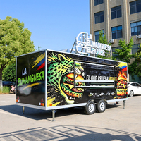 Remorque alimentaire commerciale remorquable Chammp avec équipement de réfrigération complet, stand de concession mobile pour service alimentaire continu toute la journée