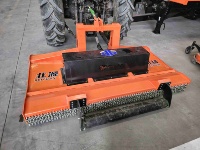 Cortadora de Césped Rotativa Profesional con Enganche de 3 Puntos, Caja de Cambios, Rodamientos, Cadenas Protectoras, Cortadora de Césped Ajustable de Alta Productividad para Tractor Agrícola