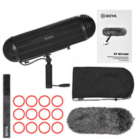 BOYA BY-WS1000 Professionnel Pare-Brise Suspension Système Microphone Isolement Bouclier avec Stand entrées XLR pour Shotgun Mic