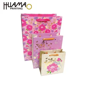 Romance moderno Design Caixa De Presente De Papel Dobrável Bolsas De Papel Kawaii Adesivos Sacos De Papel De Natal Envelope De Papelão Ondulado