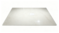 Dalle de marbre onyx blanc naturel poli, imperméable, écologique, épaisseur personnalisable, plan de travail, dessus de table de salle à manger d'hôtel