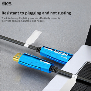 <strong>HDMI</strong> 2.0 Fiber Optic <strong>Cable</strong> 4K 60Hz Blue Aluminum Shell High Speed <strong>HDMI</strong> <strong>Cable</strong> - Product Image 2