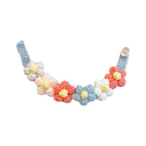 <span class=keywords><strong>Collar</strong></span> de lana de punto de lujo para mascotas con hermosas cintas y estampado de estilo occidental sólido con luces LED <span class=keywords><strong>Collar</strong></span> de perro gato lindo - Product Image 5