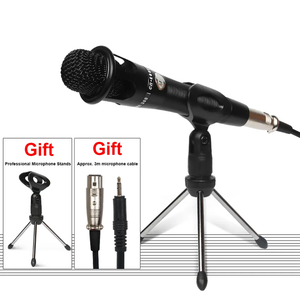 Microphone filaire professionnel de bureau Depusheng E300 noir pour karaoké en direct, <span class=keywords><strong>jeux</strong></span> vocaux - Product Image 5