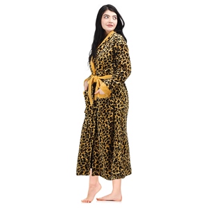 <span class=keywords><strong>Accappatoio</strong></span> in pile felpato da donna 2026 <span class=keywords><strong>con</strong></span> <span class=keywords><strong>collo</strong></span> <span class=keywords><strong>a</strong></span> <span class=keywords><strong>scialle</strong></span>, lungo, per spa e relax - Product Image 4