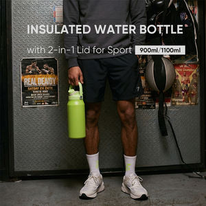 Bouteille d'eau isotherme en acier inoxydable sans BPA, 900 ml, à large ouverture, pour enfants, usage scolaire et extérieur - Product Image 5