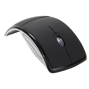 BT 2.4G wireless mouse fashion thin and light notebook computer accessories fold mouse stocks