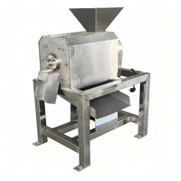 Enkel/Dubbel Kanaals Ananas & Mango Fruit Schil-, Ontpit-, Klopmachine, Pureermachine, Motor, Hoge Productiviteit, 380V