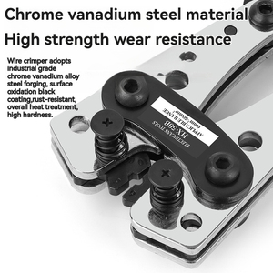 WZOODQ HX-50B <span class=keywords><strong>Pince</strong></span> à <span class=keywords><strong>Sertir</strong></span> Coupe-Câble Manuelle à Froid pour Cosses et Connecteurs en Cuivre et Aluminium - Product Image 3