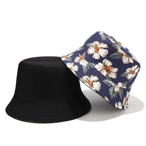 Nuovo Due Lati di Usura Stampa Floreale <span class=keywords><strong>Pescatore</strong></span> Cappello Della Benna per le Donne Degli Uomini Primavera Estate All'aperto <span class=keywords><strong>Vestito</strong></span> Casuale - Product Image 5