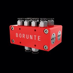 Vannes de changement de couleur par pulvérisation contrôlées par PLC Borunte avec moteur de boîte de vitesses, indice de protection IP54, 220V, 0.2W, garantie 12 mois - Product Image 1