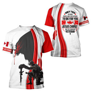 Camiseta informal con estampado 3D de Jesuss para hombres cristianos, ropa de fabricantes, camisetas de ropa china de vendedores sencillos - Product Image 3