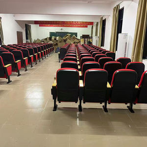 <span class=keywords><strong>Les</strong></span> fabricants produisent des chaises d'auditorium en tissu rouge pour <span class=keywords><strong>les</strong></span> salles de conférence des écoles gouvernementales chaises d'auditorium - Product Image 4