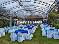 Sistema de Entramado Curvo de Aluminio para Eventos al Aire Libre con Entramado de Escenario de Alto Rendimiento para Colgar Altavoces