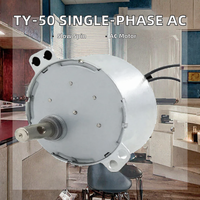 Moteur synchrone à aimant permanent monophasé DC/AC pour boîte lumineuse rotative, incubateur, ventilateur oscillant en métal