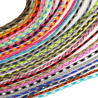 Cordon en paracorde 550, nylon, 7 brins, 100 m, enduit, imperméable, équipement de survie en plein air, différentes couleurs, corde de parachute, corde d'escalade, sacs