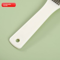 Brosse métallique industrielle en acier avec manche en plastique, conception à 6 rangées pour le dégraissage et le polissage de la cuisine