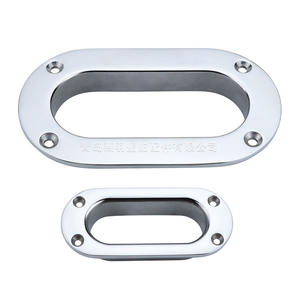 Guide-câbles en acier inoxydable, trous ovales et triangulaires pour cordes, quincaillerie marine pour treuils d'ancre de yacht, acier inoxydable de qualité marine 316 - Product Image 1