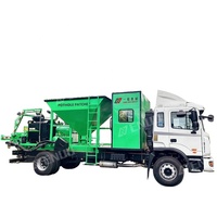 Machine de réparation routière montée sur camion ESP 5000 avec pompe ENUO, moteur diesel, zone de travail étendue et efficacité de réparation en 2 minutes