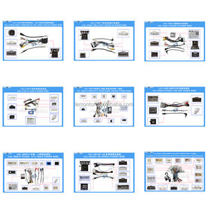 होंडा एकॉर्ड 2016 के लिए <span class=keywords><strong>2</strong></span> कैनबस के साथ हाई-एंड कार ऑडियो स्क्रीन वायर फ्रेम और केबल्स हार्नेस - Product Image 3