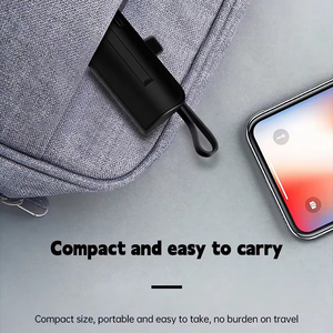 Copia DE SEGURIDAD pequeña fuente de alimentación móvil Usb-c Carga portátil 5000mAh Gran capacidad Mini cápsula Cargador de teléfono móvil Banco de energía - Product Image 5
