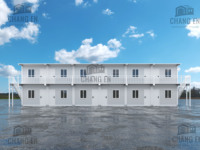 Villa duplex préfabriquée isolée et durable JHCE avec maison conteneur mobile et bureau amovible en panneaux sandwich