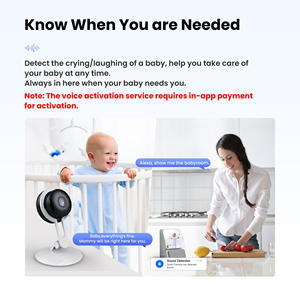 GIRIER Tuya WiFi-Unterstützung Nachtsicht-Baby phone 2-Wege-Talk-Smart-Kamera Smart IP-Innen kamera - Product Image 2