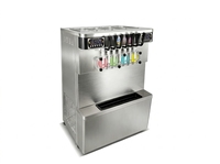 Machine à glace molle commerciale 7 saveurs, sur pied, 60-65 L/H, 220V, CE, approvisionnement direct usine