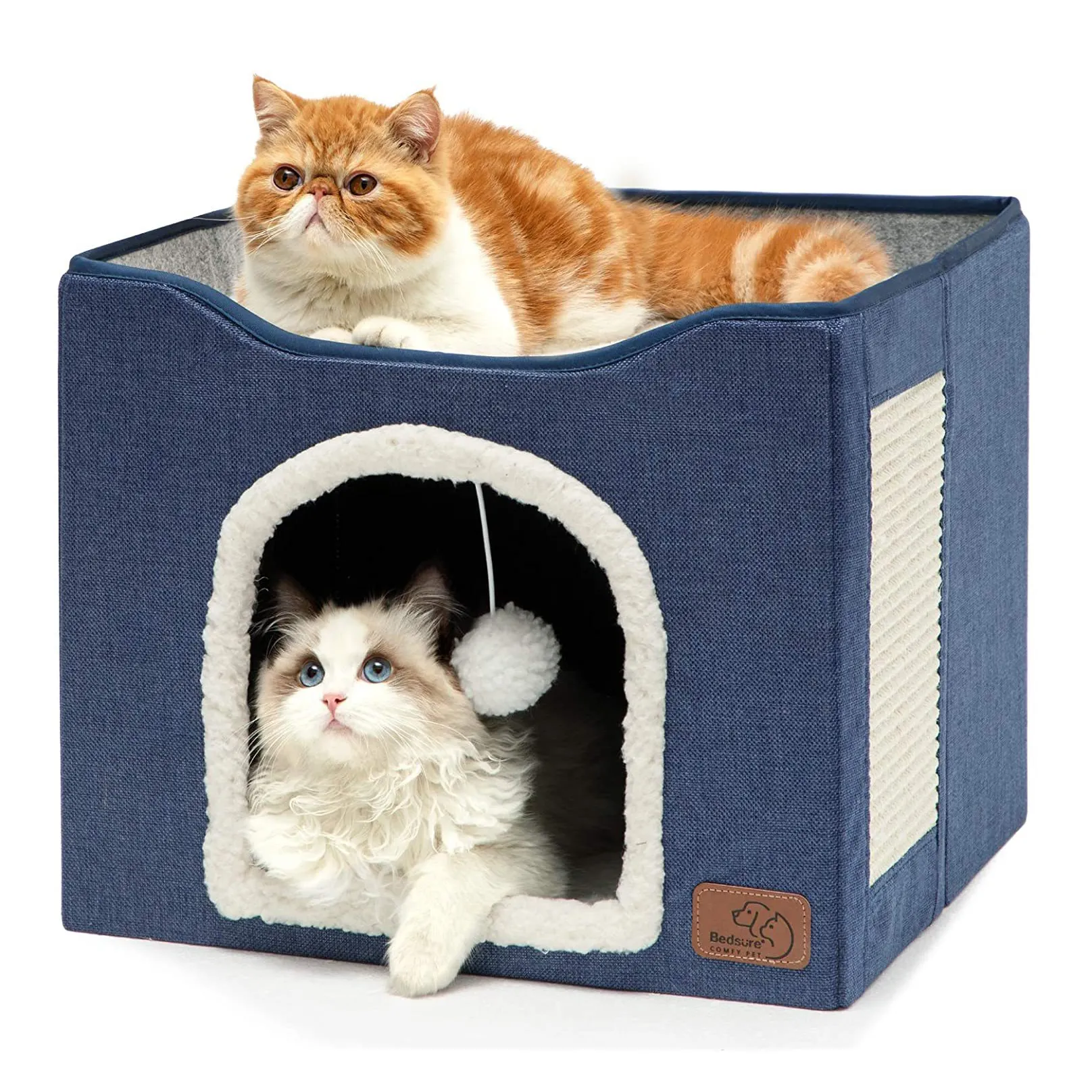 Pet Houses Folding Indoor Soft Mats Foldable Furniture Nest Beds Supplies Products Cages Dogs Cat Pet Houses