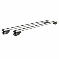 Barres transversales de toit de voiture en aluminium verrouillables, porte-bagages robuste capacité 150 lb, installation rapide sans perçage pour SUV et camion