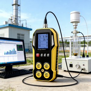 Patlamaya Dayanıklı El Tipi Çift Gaz Algılama Cihazı Su Geçirmez Toz Geçirmez Uzun Ömürlü Algılama Alarmı Tes Gaz Kaçağı Dedektörü - Product Image 5