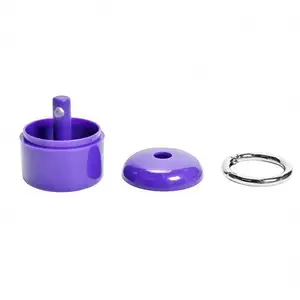 Hot Sale Plastic Earring Ring Box Portable Jewelry Box Travel Jewelry Box Keychain