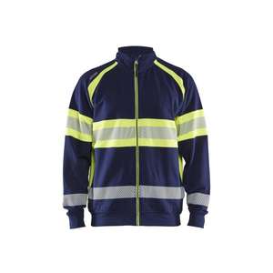 BLAKLADER - 355111588933XXL Suéter Hi-Vis Azul marino/Amarillo-EAN 7330509838648 ROPA DE TRABAJO DE LA HI-VIS - Product Image 1