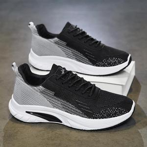 Zapatos Deportivos de Malla con Cordones para Hombre, Nuevos Modelos de Verano 2025, Transpirables, Modernos, Versátiles, con Entresuela de PVC de Suela Gruesa, Resistentes al Desgaste - Product Image 2