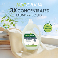 Détergent liquide Aojie KL-6X23 2L en gros, OEM/ODM pour l'usage vestimentaire, parfum personnalisé, logo, nettoyant à haute mousse, hydrolysé