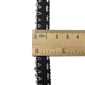 ผ้าม่านลายกำแพงเมืองจีนขนาดเล็ก ขอบสีทองเงิน <span class=keywords><strong>1</strong></span>.3 ซม. แบบทอหอม กลิ่นอายธรรมชาติ เป็นมิตรกับสิ่งแวดล้อม ตกแต่งขอบเสื้อผ้า ทำมือ - Product Image 6